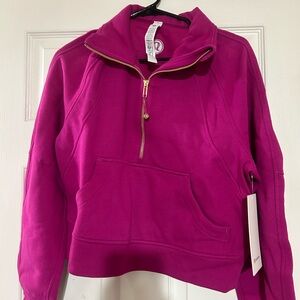 Women's Pink Quarter-Zip Top